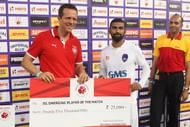 Lewis picked up the Emerging Player of The Match award against Chennaiyin